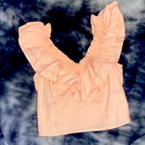 Wild Fable Ruffle Crop